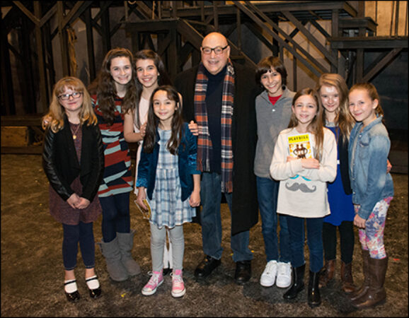 Milly Shapiro, Emerson Steele, Mavis Simpson-Ernst, Ava Ulloa, Henry Krieger, Andrew DiTusa, Paige Brady, Abigail Shapiro and Sophia Gennusa