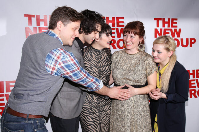 All_the_Fine_Boys_Opening_Night_The_New_Group_Off-Broadway_2017_Joe Tippett_Alex Wolff_Isabelle Fuhrman_Erica Schmidt_Abigail Breslin_HR