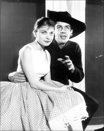 Rita Gardner and Jerry Orbach in 1960