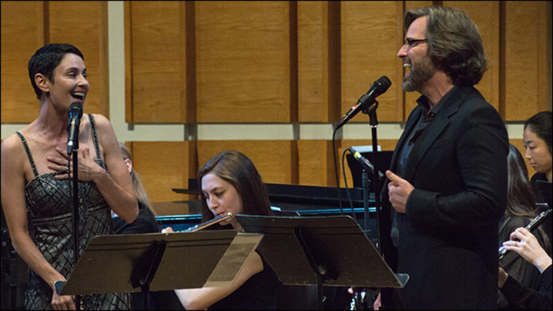 Beth Malone and Hugh Panaro