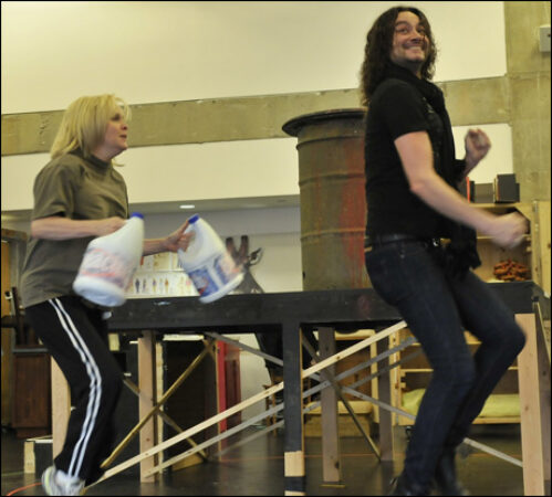 Nancy Opel and Constantine Maroulis