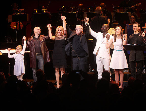 Brooklyn Shuck, Michael Cerveris, Vonda Shepard, Randy Newman, Isaiah Johnson, Laura Osnes and Tony Vincent