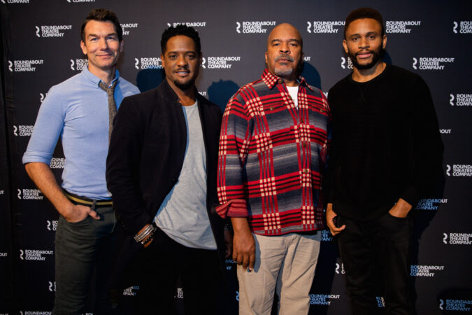 A Soldier's Play_Broadway_Press Day_2019_Jerry O'Connell, Blair Underwood, David Alan Grier and Nnamdi Asomugha_HR