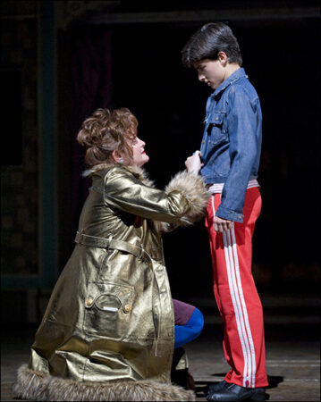 Faith Prince and Giuseppe Bausilio in <i>Billy Elliot</i>