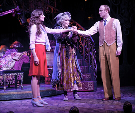 Katy Treharne, Betty Buckley and Stuart Matthew Price