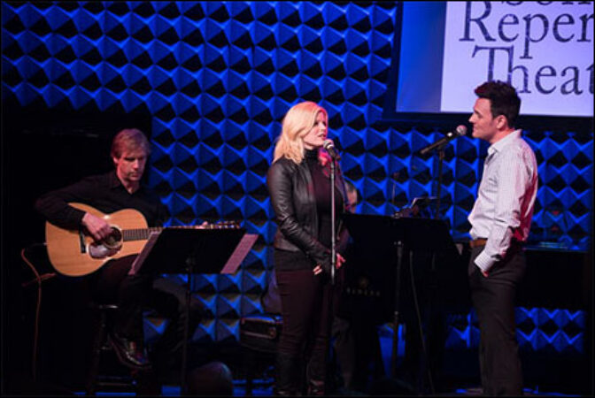 Megan Hilty and Brian Gallagher