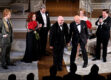 Jack O'Brien, Terrence McNally and cast