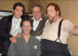 Hanging out before the dressing room scene with John Kuether, Ken Kantor and Evan Harrington.