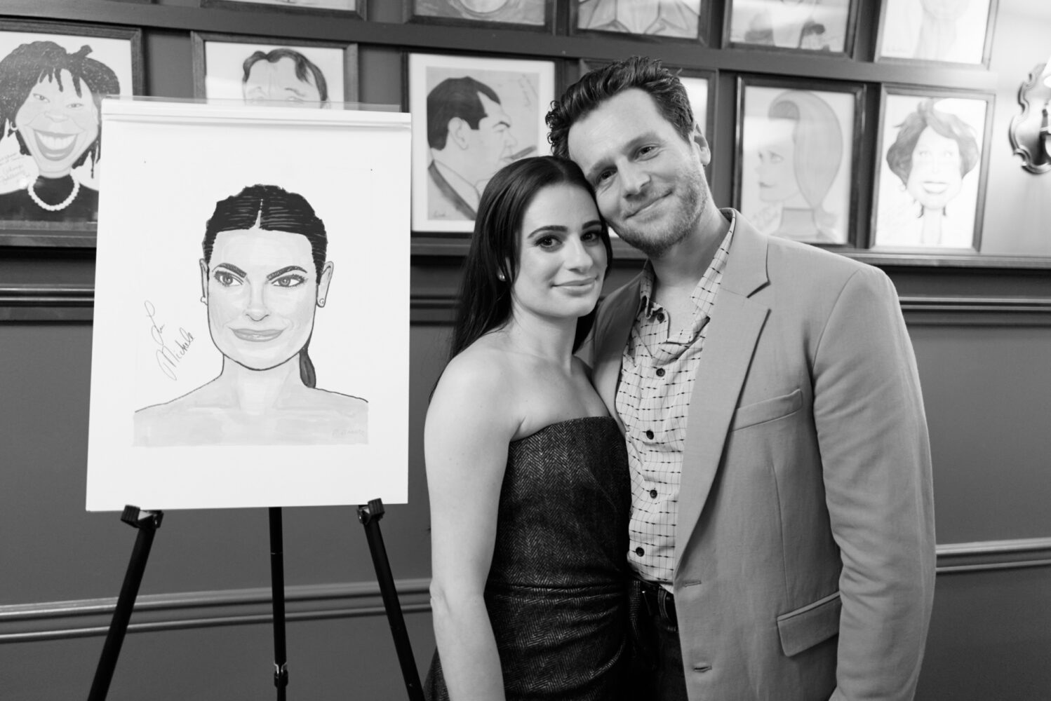 Photos: Glee Cast Reunite for Lea Michele's Sardi's Portrait Unveiling ...