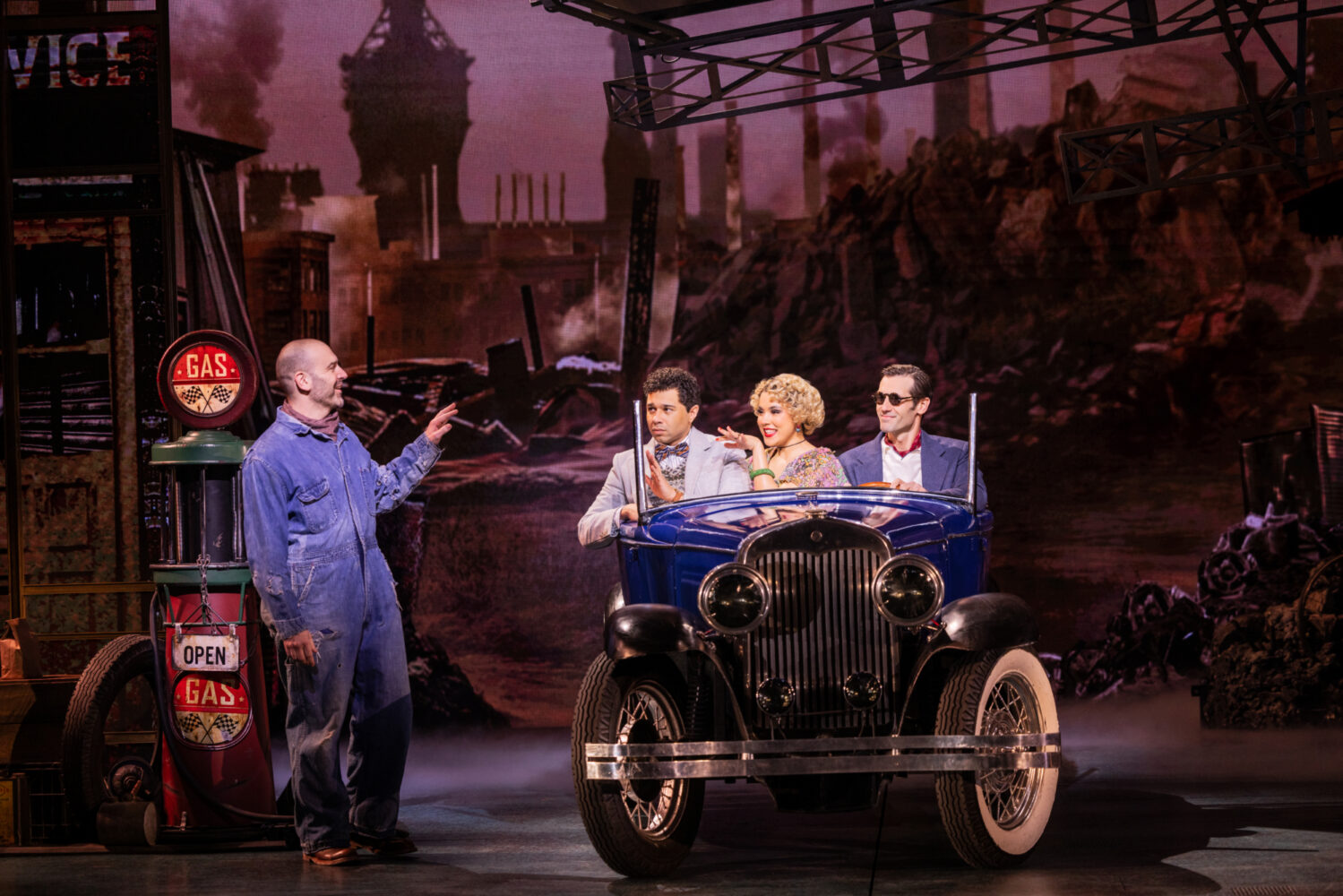 Get a 1st Look at Reeve Carney, Eva Noblezada, Corbin Bleu in The Great ...