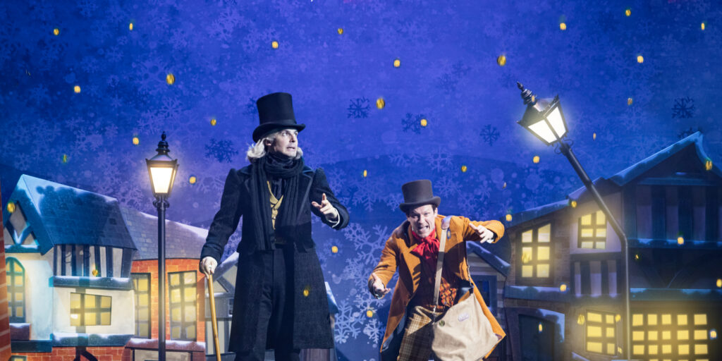Get a 1st Look at Mischief Theatre's Christmas Carol Goes Wrong in London's West End