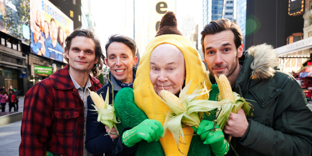 See Tony Winner Jack O'Brien and the Cast of Shucked Get 'Corny' in Times Square - Vimarsana News