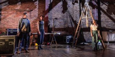 Hugh Jackman, Sepideh Moafi, Marianna Gailus in Born Off-Broadway