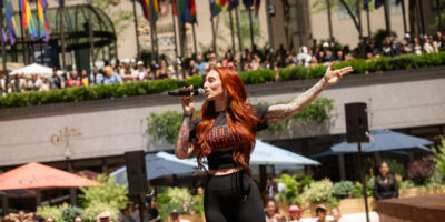 Broadway Stars Perform at Rockefeller Center’s Road to Broadway Event