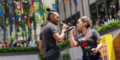 Broadway Stars from Wicked, Hadestown, Chicago Perform Outdoor Concert at Rockefeller Center
