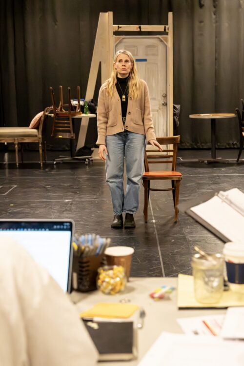 Antigone (This Play I Read in High School) The Public Rehearsal Photos 2026 Celia Keenan-Bolger and Susannah Perkins  HR