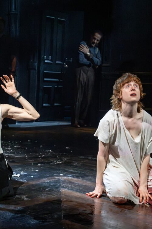 Antigone (This Play I Read in High School) The Public Theater Production Photos 2026 Celia Keenan-Bolger and Susannah Perkins  HR