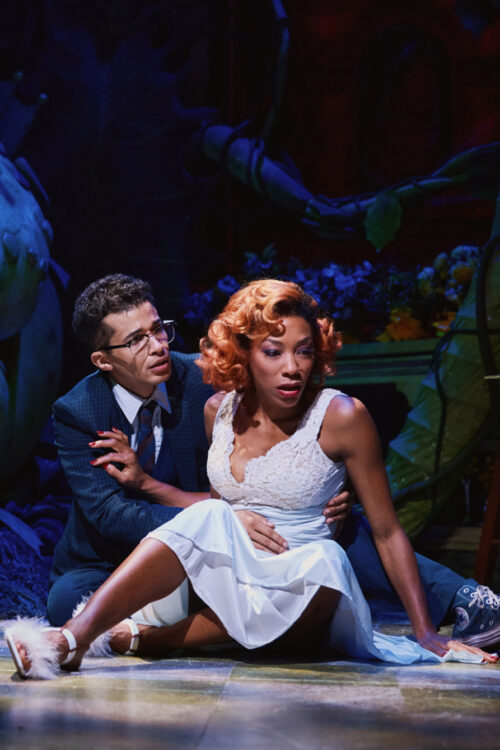 Little Shop of Horrors Off-Broadway Production Photos 2026 Jordan Fisher and Nikki M. James  HR