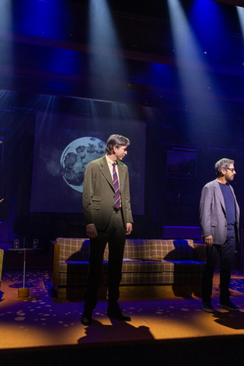 All Out: Comedy About Ambition Broadway Production Photos 2026 Jake Shane, ﻿Nicholas Braun, ﻿Ray Romano, and Jenny Slate  HR