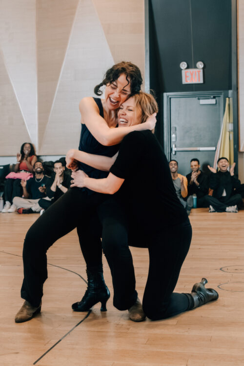 Broadway Backwards Rehearsal 2026 Alexandra Silber and Robyn Hurder HR