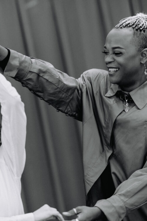 Hadestown Broadway Rehearsal Photos 2026 Gaby Moreno and J. Harrison Ghee HR