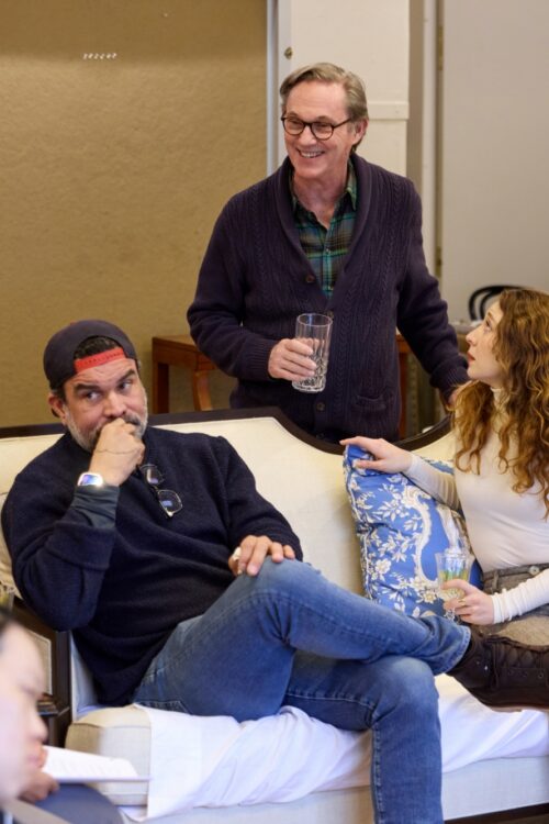 The Blusters Off-Broadway Rehearsal Photos 2026 Jeena Yi, Anika Noni Rose, Ricardo Chavira, Richard Thomas, Kayli Carter, and Margaret Colin HR