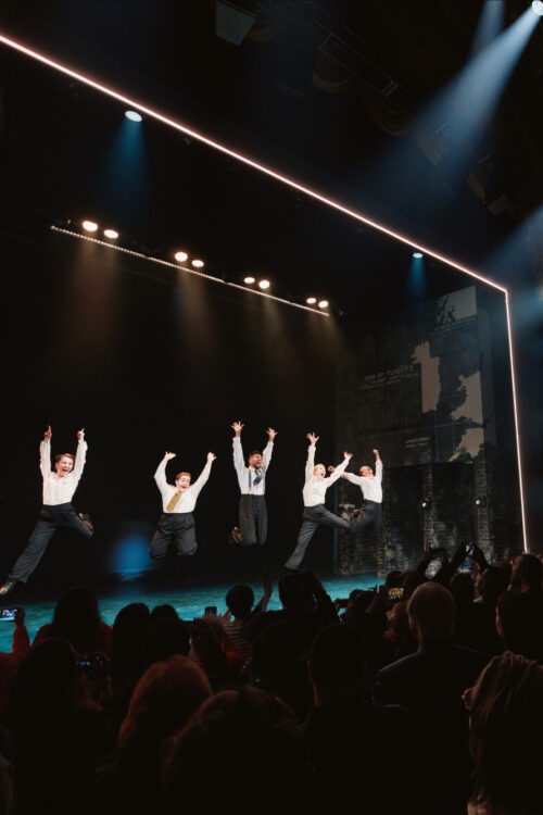 Operation Mincemeat Broadway New Cast 2026 Jessi Kirtley, Amanda Jill Robinson, Brandon ﻿Contreras, Julia Knitel, and Jeff Kready HR