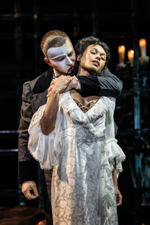 The Phantom of the Opera West End Production Photos 2026 Dean Chisnall and Beatrice Penny Touré HR