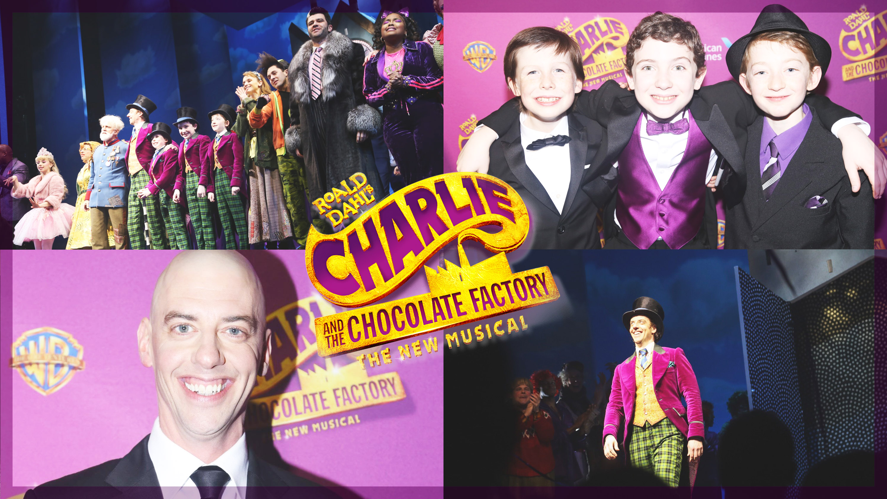 チャールズファジーノ　A Night On Broadway Go Inside the Charlie and the Chocolate Factory Opening Night on