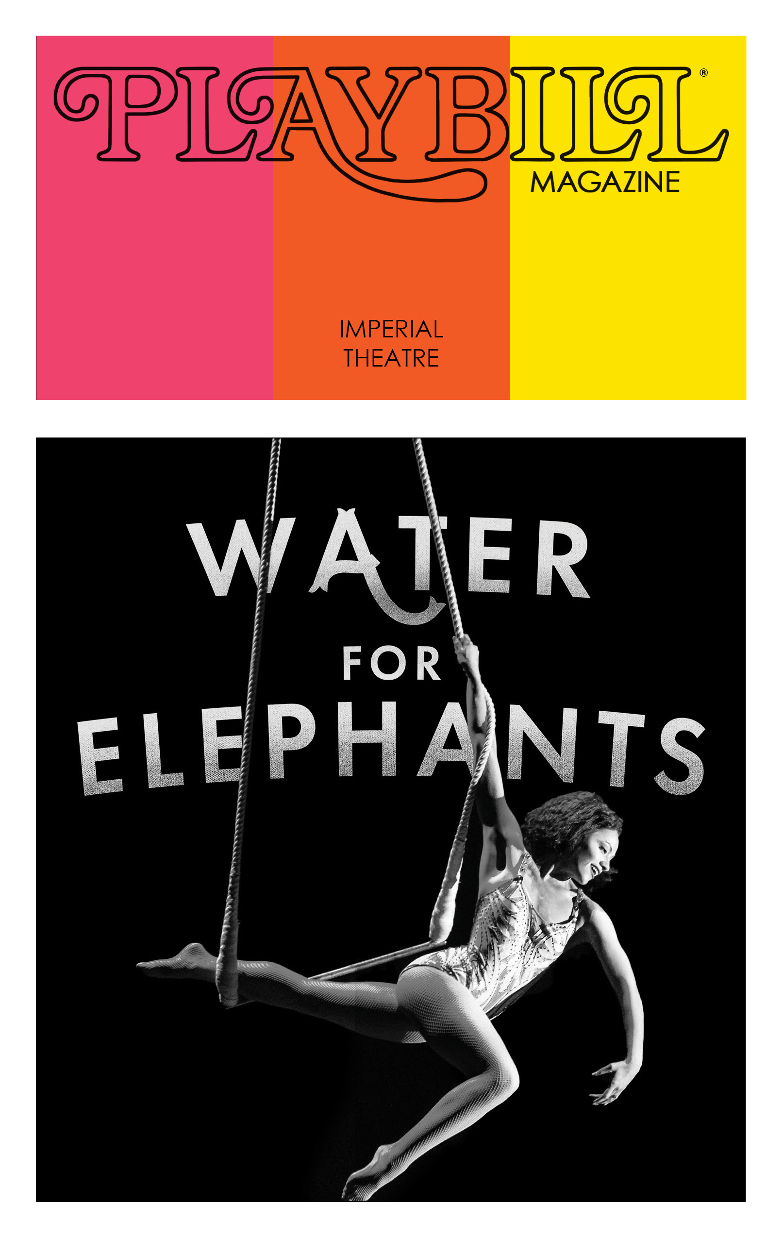 Water For Elephants (Broadway, Imperial Theatre, 2024) Playbill