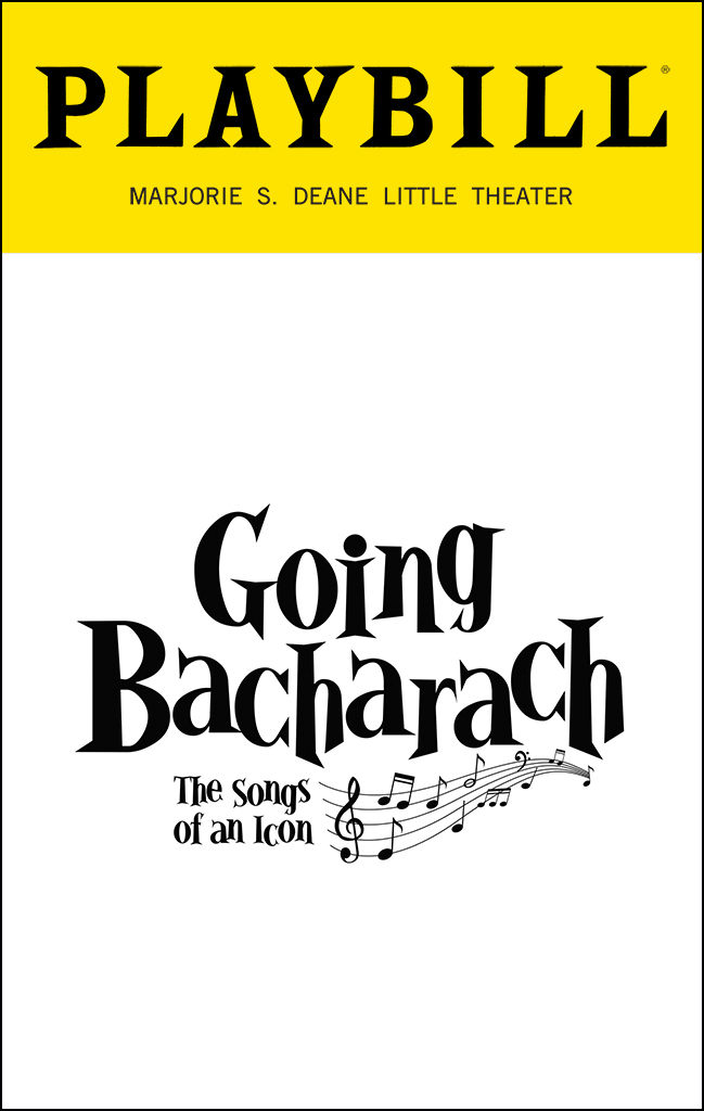 Going Bacharach Playbill - Opening Night