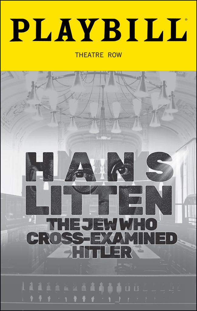 Hans Litten Playbill - Opening Night