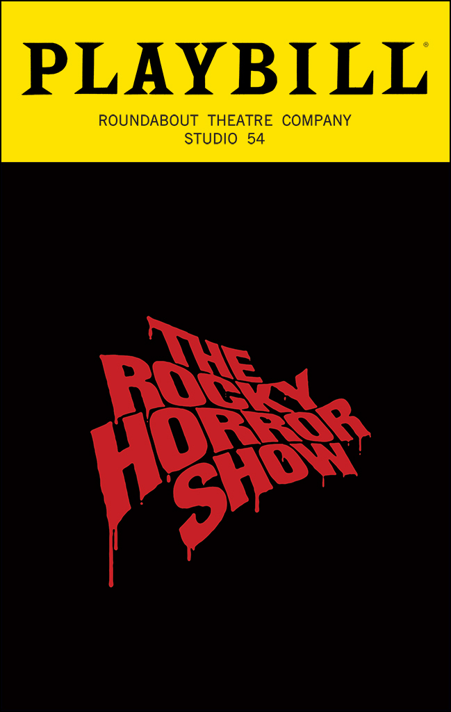 The Rocky Horror Show Playbill - Opening Night