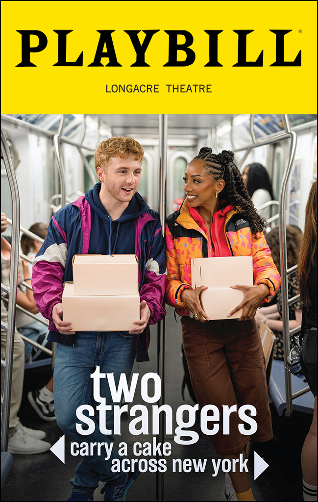 Two Strangers (Carry A Cake Across New York) Playbill - Opening Night