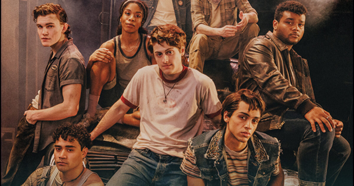The Outsiders on Broadway artwork