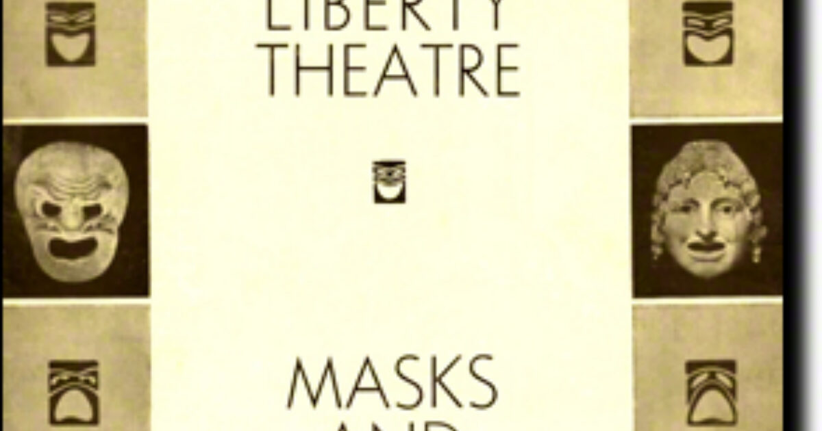Masks and Faces (Broadway, Liberty Theatre, 1933) Playbill