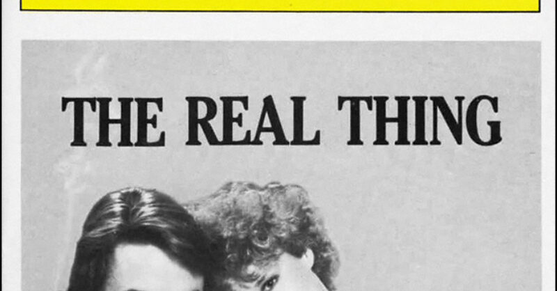 The Real Thing (Broadway, Gerald Schoenfeld Theatre, 1984) | Playbill