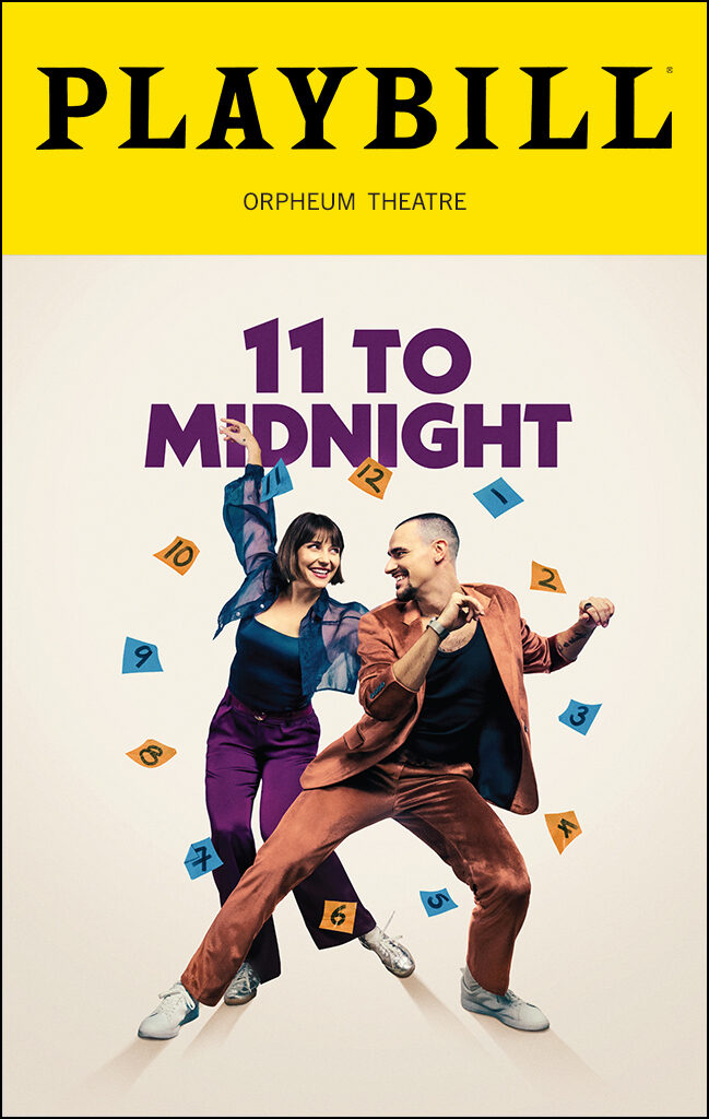 11 To Midnight Playbill - Opening Night