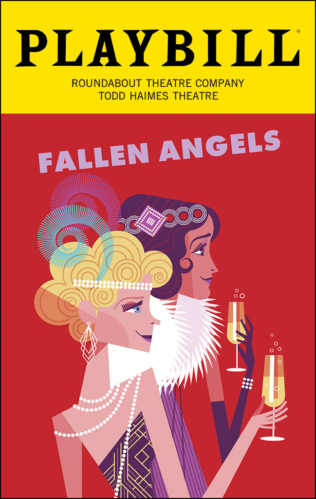 Fallen Angels Playbill - Opening Night