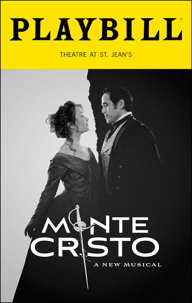 Monte Cristo Playbill - Opening Night