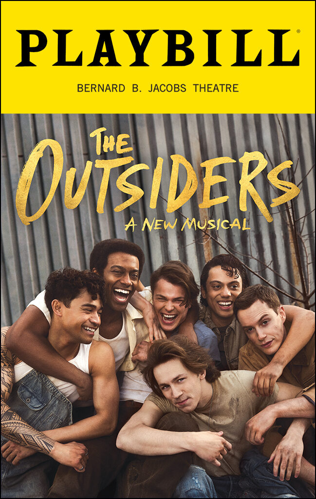 The Outsiders Playbill Opening Night