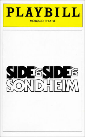 Side by side by Sondheim Playbill - March 1978