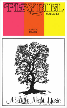 A Little Night Music Playbill - Sept 1973