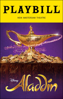 Aladdin Playbill - July 2025