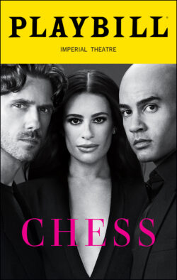 Chess Playbill - Opening Night