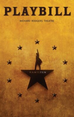 Hamilton Playbill - August 2025