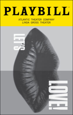 Let's Love Playbill - Opening Night