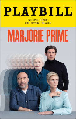 Marjorie Prime Playbill - Opening Night