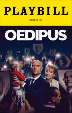 Oedipus Playbill - Opening Night