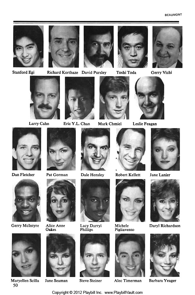 Anything Goes (Broadway, Vivian Beaumont Theater, 1987) | Playbill